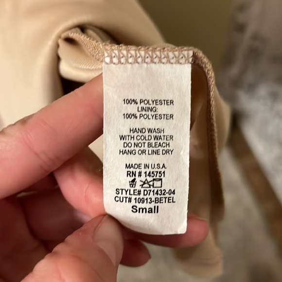 Boutique Dress Tan S - Picture 4 of 4